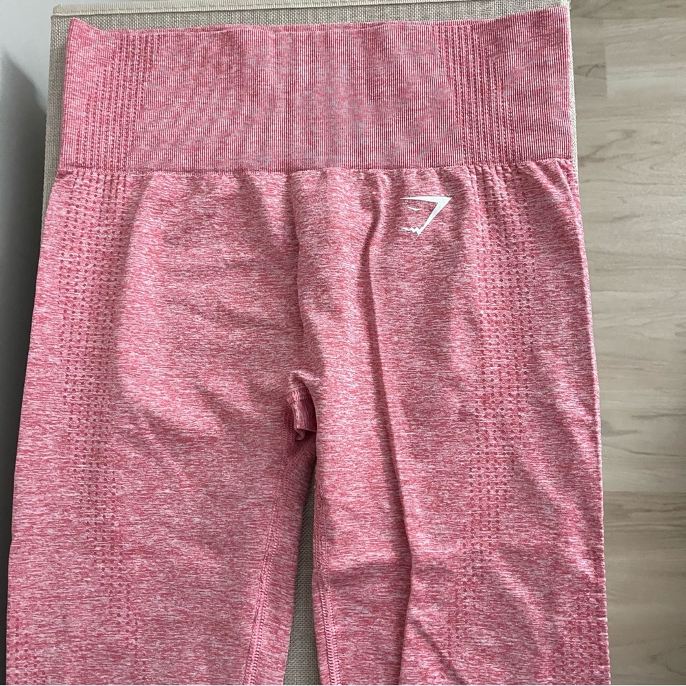 GYMSHARK PINK GRIP LEGGINGS